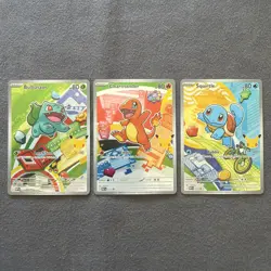 🔥 Pokemon TCG First Partner Illustration Series 1 Kanto GEN 1 Starters NM+++ 🔥 - Image 1