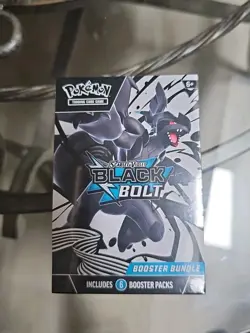 Pokemon TCG Scarlet & Violet Black Bolt Booster Bundle New Sealed - Image 1