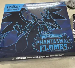 Factory Sealed Pokemon Mega Evolution — Phantasmal Flames Elite Trainer Box ETB - Image 1
