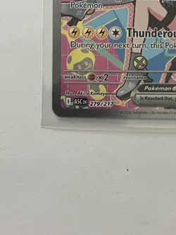 Pokemon Iono's Bellibolt ex 279/217 Me: Ascended Heroes Holo - Image 4