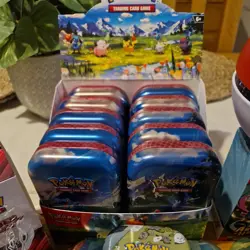 HUGE Pokemon TCG bundle joblot / tins / pokeballs / accessories / counters / box - Image 2