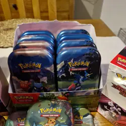 HUGE Pokemon TCG bundle joblot / tins / pokeballs / accessories / counters / box - Image 3