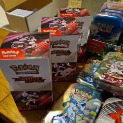 HUGE Pokemon TCG bundle joblot / tins / pokeballs / accessories / counters / box - Image 5