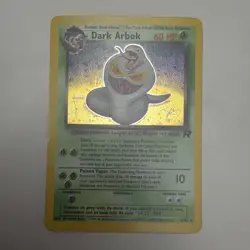 2000 Pokemon Team Rocket Dark Arbok 2/82 #2 Holo Rare NM VLP Wizards WOTC - Image 1