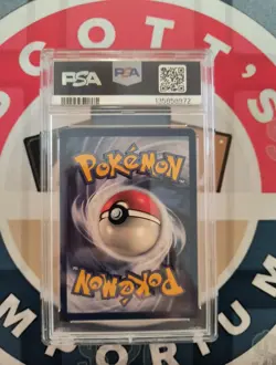 2000 POKEMON PROMO BLACK STAR POKEMON LEAGUE #18 TEAM ROCKET'S MEOWTH PSA 9 - Image 2