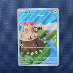 Pokemon TCG Audino 151/086 - Illustration Rare - Black Bolt - Near Mint - Image 1