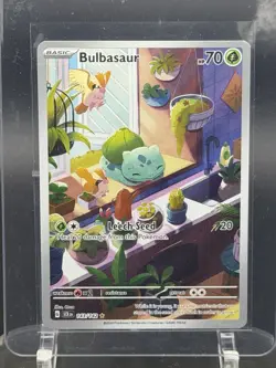 Pokemon TCG Bulbasaur 143/142 Sv07: Stellar Crown Holo NM - Image 1