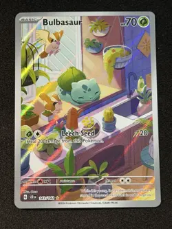 Pokemon TCG Bulbasaur 143/142 Sv07: Stellar Crown Holo NM - Image 3