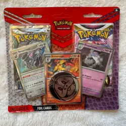 Pokemon 2 Pack Blister Armarouge, Revavroom & Houndstone SEALED - FAST SHIPPING - Image 1