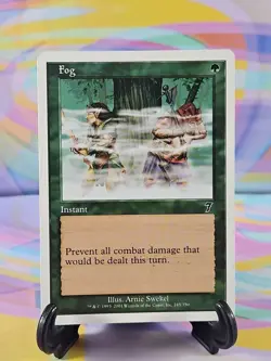 Magic the Gathering MTG Seventh Edition 2001 Card | Fog 245/350 - Image 1