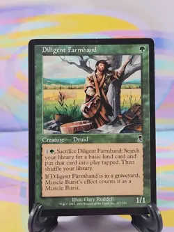 Magic the Gathering MTG Odyssey 2001 Card | Diligent Farmhand 237/350 - Image 1