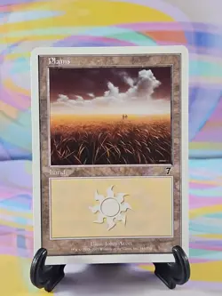 Magic the Gathering MTG Seventh Edition 2001 Card | Plains 344/350 - Image 1