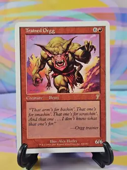 Magic the Gathering MTG Seventh Edition 2001 Card | Trained Orgg 224/350 - Image 1