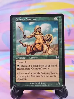Magic the Gathering MTG Torment 2002 Card | Centaur Veteran 123/143 - Image 1