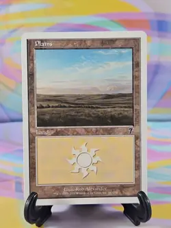 Magic the Gathering MTG Seventh Edition 2001 Card | Plains 342/350 - Image 1
