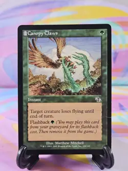 Magic the Gathering MTG Judgment 2002 Card | Canopy Claws 108/143 - Image 1