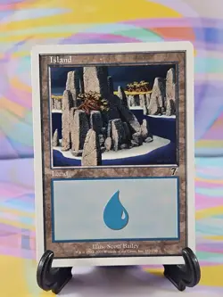 Magic the Gathering MTG Seventh Edition 2001 Card | Island 332/350 - Image 1