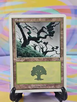 Magic the Gathering MTG Seventh Edition 2001 Card | Forest 331/350 - Image 1