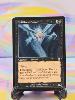 Magic the Gathering MTG Odyssey 2001 Card | Childhood Horror 123/350 - Image 1