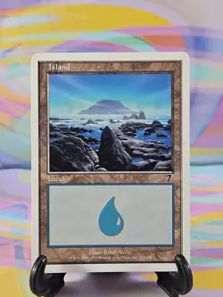 Magic the Gathering MTG Seventh Edition 2001 Card | Island 334/350 - Image 1