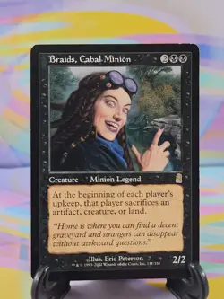 Magic the Gathering MTG Odyssey 2001 Card | Braids, Cabal Minion 117/350 - Image 1
