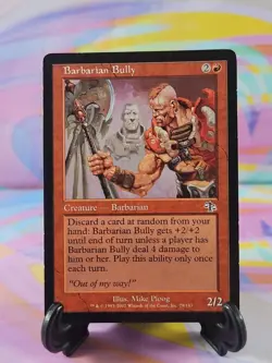 Magic the Gathering MTG Judgment 2002 Card | Barbarian Bully 79/143 LP - Image 1