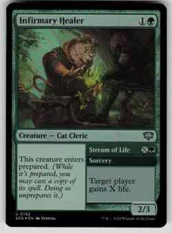Infirmary Healer Foil Uncommon Secrets of Strixhaven 152 MTG Near Mint 2026 - Image 1