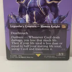 MTG Cecil, Dark Knight // Cecil, Redeemed Paladin(#380) Borderless - FINAL - Image 3