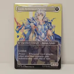 MTG Cecil, Dark Knight // Cecil, Redeemed Paladin(#380) Borderless - FINAL - Image 5