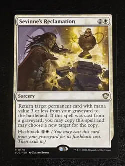 MTG Commander: Secrets of Strixhaven Sevinne's Reclamation 0170 NM Rare - Image 1
