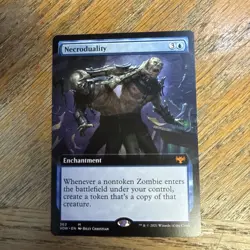Magic the Gathering - Necroduality - Extended Art Innistrad: Crimson Vow MTG - Image 1