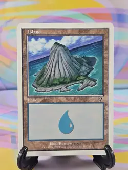 Magic the Gathering MTG Seventh Edition 2001 Card | Island 335/350 - Image 1