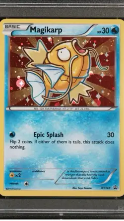 Pokemon TCG Shiny Magikarp Black Star Holo Promo Card XY143 - Image 1