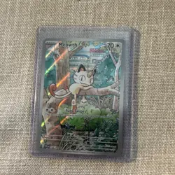 Pokemon Meowth 106/094 Me02 Phantasmal Flames Holo Illustration Rare Fury Swipes - Image 1