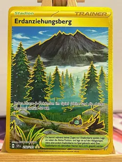Erdanziehungsberg Gold 250/191 Sturmische Funken Deutsch NM Pokemon - Image 1