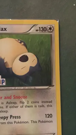 SNORLAX 2014 POKEMON XY FLASHFIRE BUILD A BEAR WORKSHOP RARE 80/106 Q1048 - Image 5