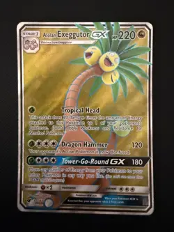 Pokemon Sun & Moon Full Art - Crimson Invasion 107/111 Alolan Exeggutor GX - Image 1