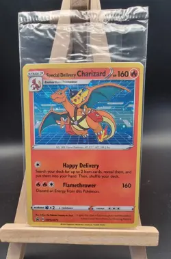 Pokemon Special Delivery Charizard SWSH075 new and sealed * SWIRL * - Image 1