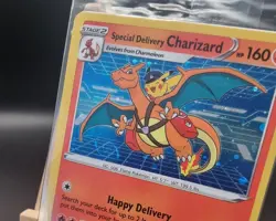 Pokemon Special Delivery Charizard SWSH075 new and sealed * SWIRL * - Image 2