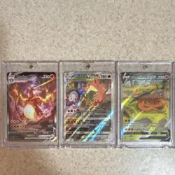 Pokemon TCG Charizard V/VSTAR/VMAX Lot 3 Brilliant Stars Full Art Holo EN - Image 1