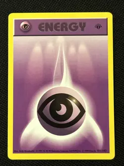 Pokemon Psychic Energy 101/102 (1st Edition) Shadowless *Near Mint* Never Played - Image 1
