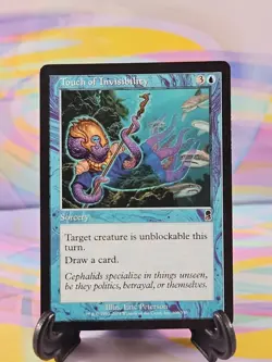 Magic the Gathering MTG Odyssey 2001 Card | Touch of Invisibility 109/350 - Image 1