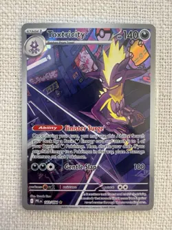 Toxtricity Illustration Rare Pokemon 103/094 Me02: Phantasmal Flames NM - Image 1