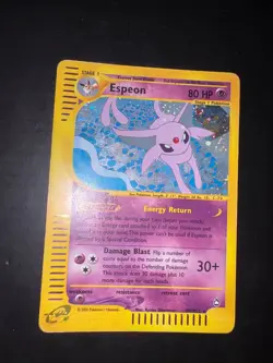 2003 Pokemon Aquapolis #H9/H32 Espeon Holo ENG - Image 1