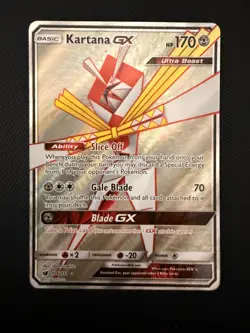 Pokemon Sun & Moon Full Art - Crimson Invasion 106/111 Kartana GX - Image 1