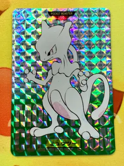Pokemon Mewtwo Carddass No. 150 Green Bandai Japanese Holo #2831 - Image 1