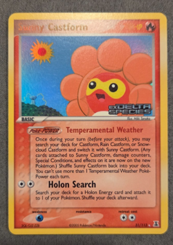Sunny Castform EX Delta Species Rare 31/113 Reverse STAMP Pokemon TCG - Image 1