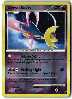Cresselia ⭐ 2/100 Reverse Holo Rare Majestic Dawn 2008 Pokemon MP - Image 1