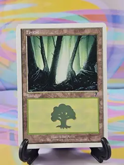 Magic the Gathering MTG Seventh Edition 2001 Card | Forest 330/350 - Image 1