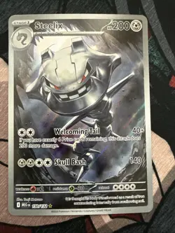 STEELIX 150/132 - Pokemon Mega Evolution IR Illustration Rare - Full Art - MINT! - Image 1